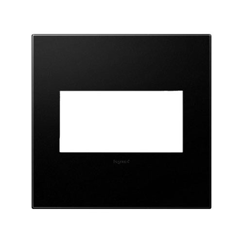 Legrand AWP2GGR4 Graphite 2 Gang Wall Plate
