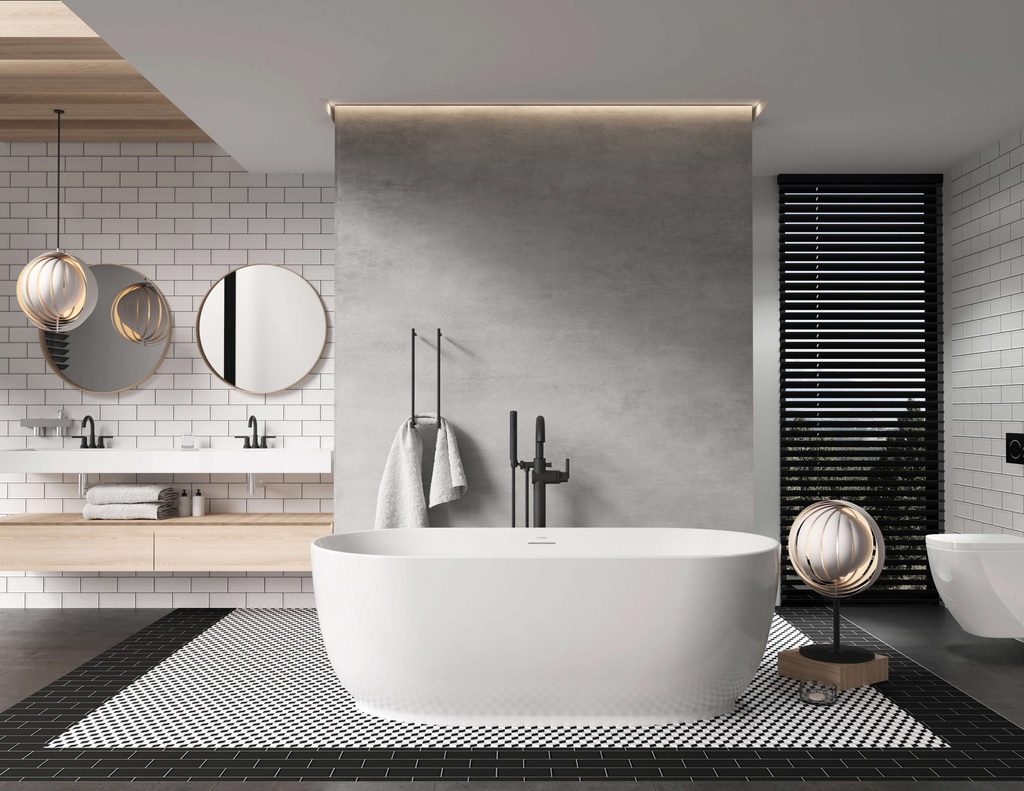 Mirolin CF1028 White Nuan Bath