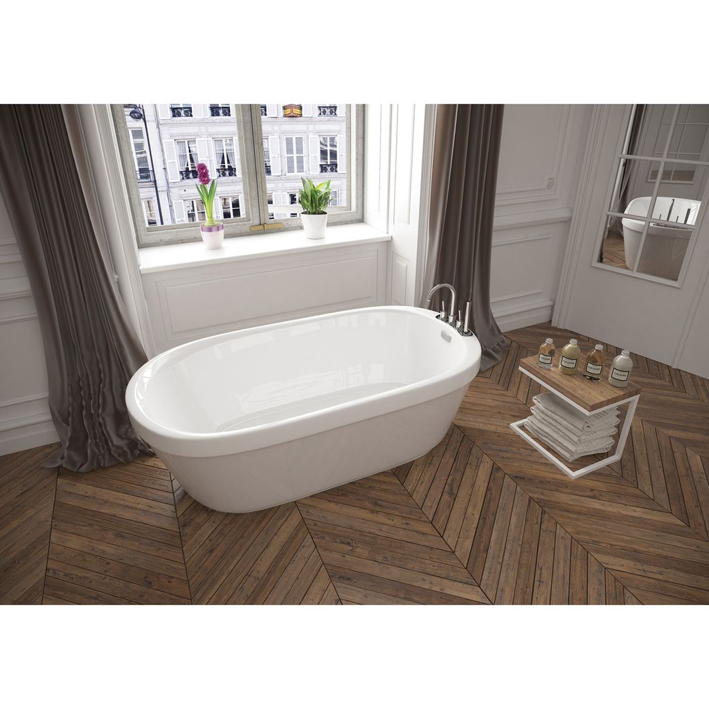 Mirolin CF2007 Demi Acrylic Free Standing Bath Tub