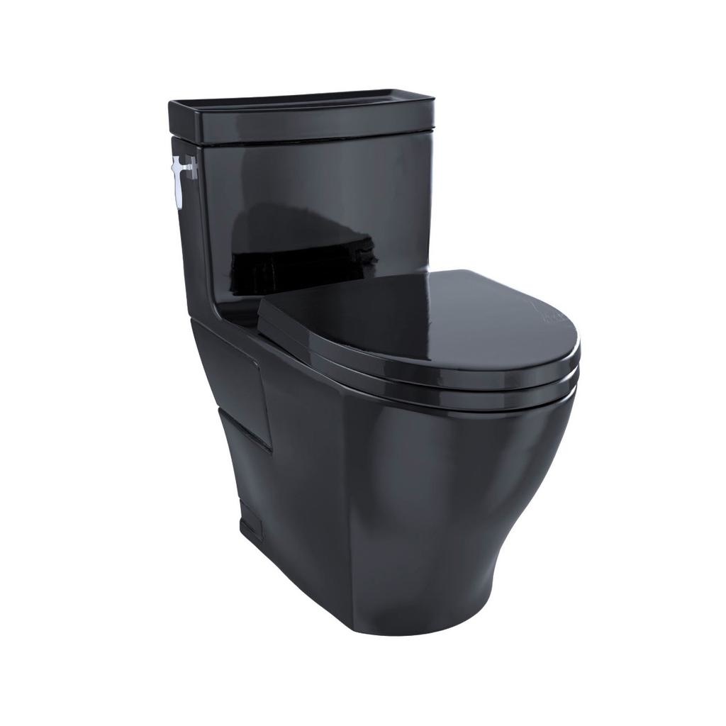 TOTO MS626124CEF Aimes One Piece Elongated Toilet Ebony