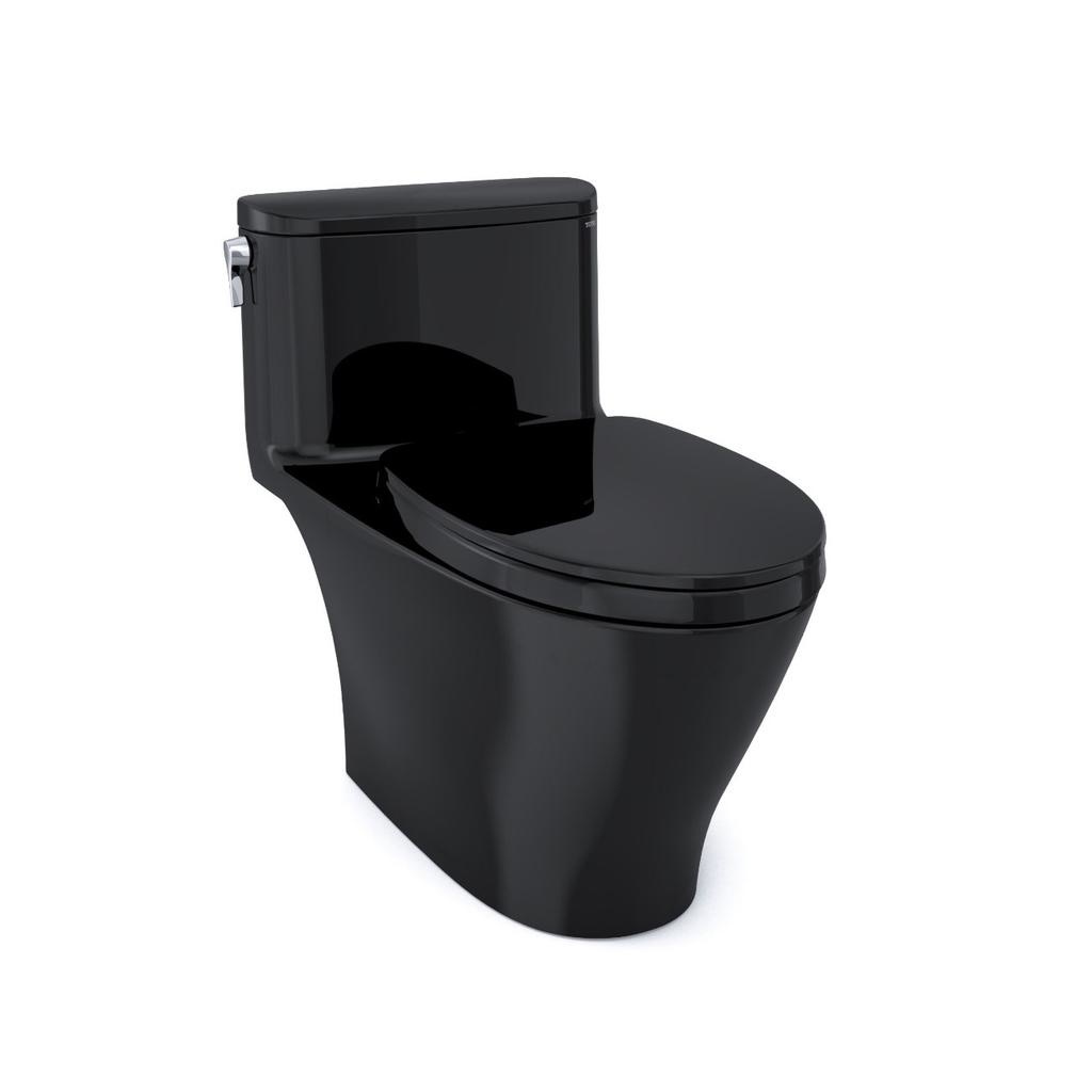 TOTO MS642124CEF Nexus One Piece Elongated Toilet Ebony