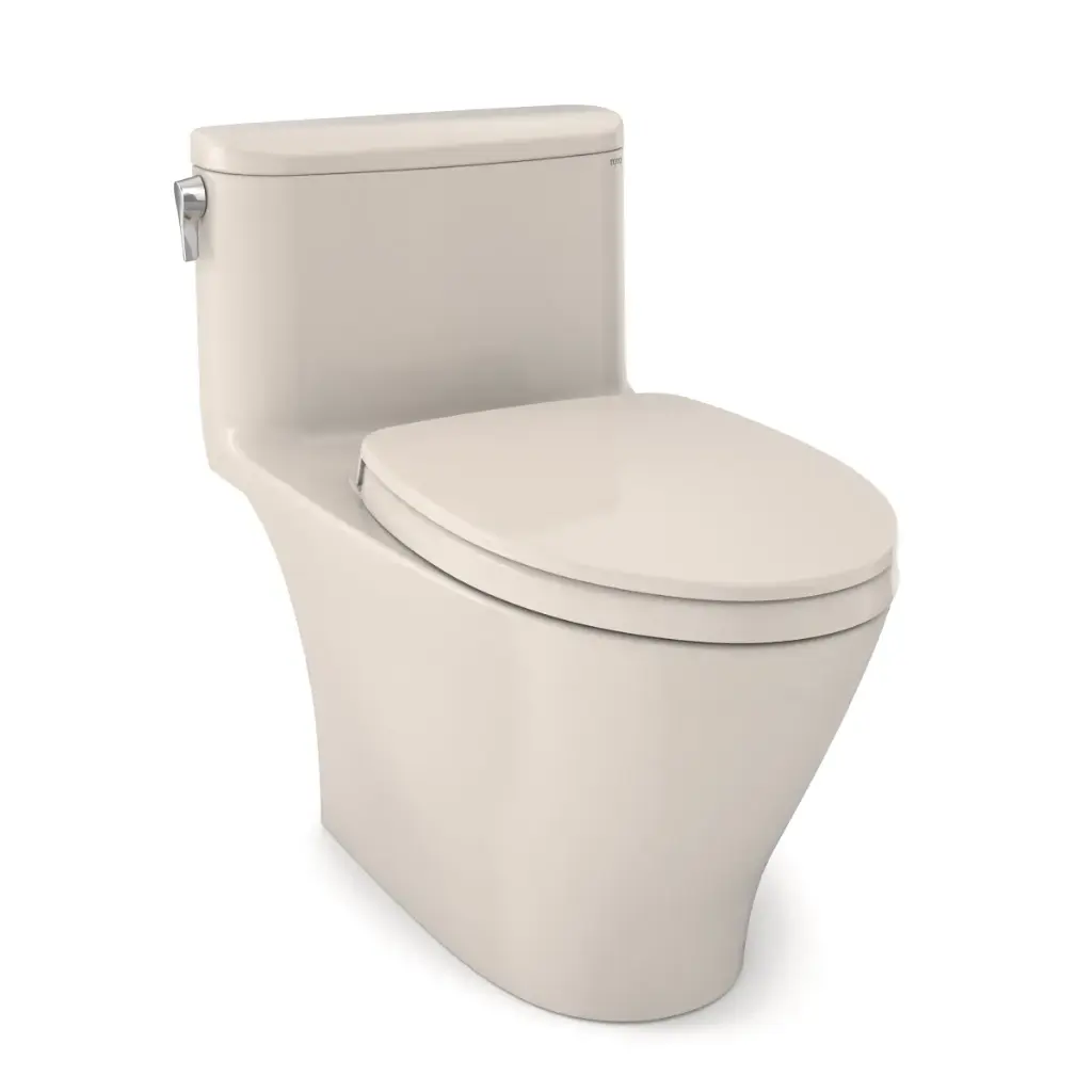TOTO MS642124CEFG#12 Nexus One Piece Elongated Toilet Sedona Beige