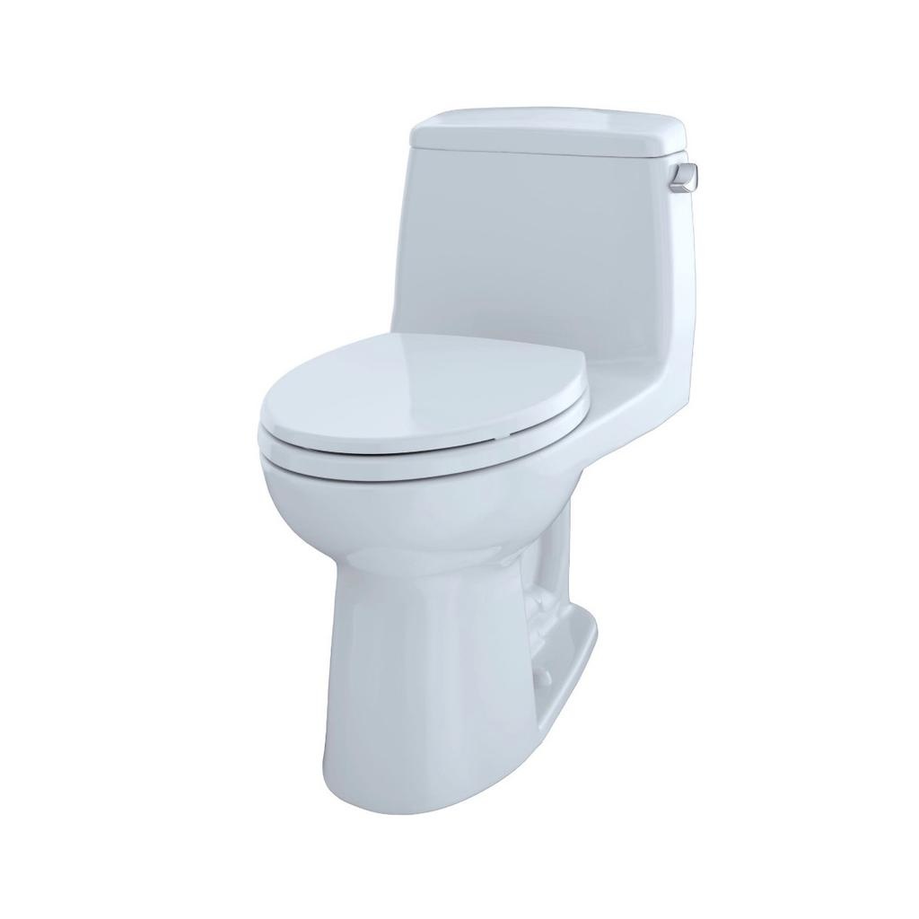 TOTO MS854114ELR Eco Ultramax One Piece Elongated Toilet Cotton Right Lever