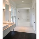 Mirolin PT523L/R Parker 20 Multi Tub Shower White