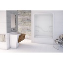 Mirolin PT516LR Parker 16 One Piece Tub Showers White