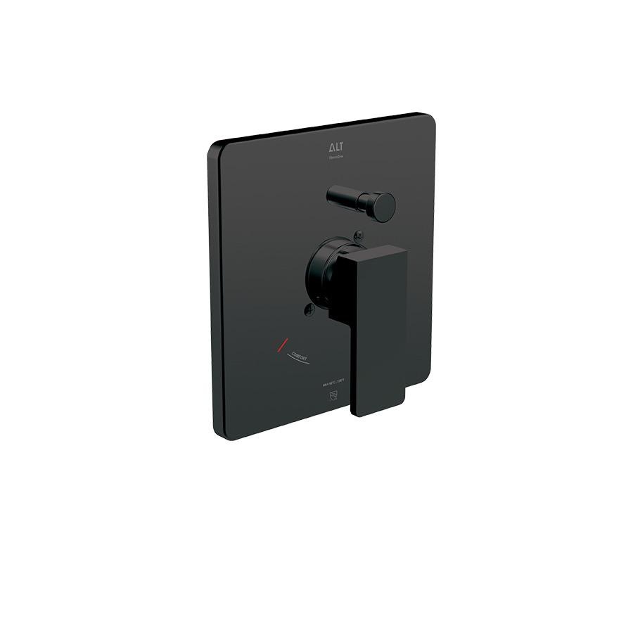ALT 20332 Riga Thermone With Diverter Trim Kit Electro Black