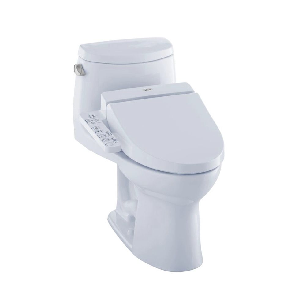 TOTO MW6042034CEFG UltraMax II WASHLET C100 One Piece Toilet Cotton
