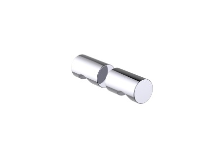 Kartners 1377502-33 PORTO Shower Door Handle double knob Titanium 