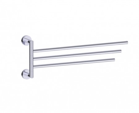 Kartners 144111-33 OSLO Triple Towel Bar 18" Swivel Titanium 
