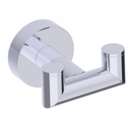 Kartners 144132-81 OSLO Double Robe Hook Brushed Nickel