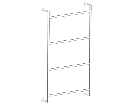 Kartners 144450-81 OSLO Towel Ladder 18"- Brushed Nickel