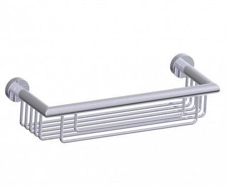 Kartners 144602-81 OSLO Shower Basket Brushed Nickel