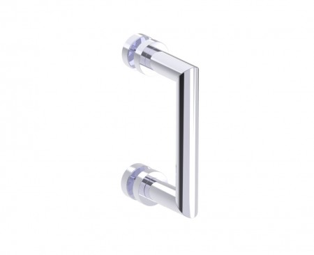 Kartners 1447506-81 OSLO 6" Shower Door Handle Brushed Nickel