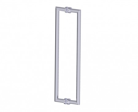 Kartners 1447824-33 OSLO 24" Double Shower Door Handle Titanium 