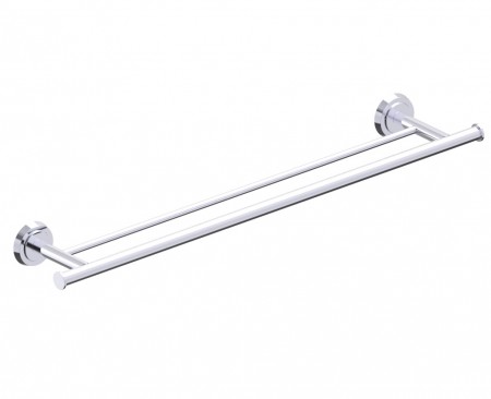 Kartners 167242-81 SOFIA Towel Bar Double 24" Brushed Nickel