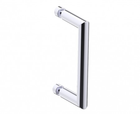 Kartners 1887506-33 SEVILLE 6" Single Shower Door Handle- Titanium 