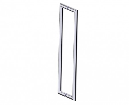 Kartners 1887818-33 SEVILLE 18" Double Shower Door Handle- Titanium 
