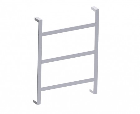 Kartners 232455-33 BERLIN Towel Ladder 24"- Titanium 
