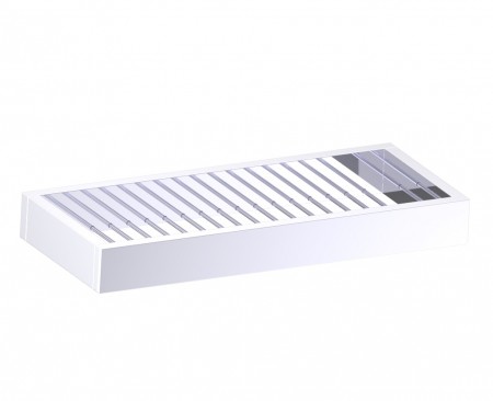 Kartners 232603-33 BERLIN Large Soap Basket WM Titanium 