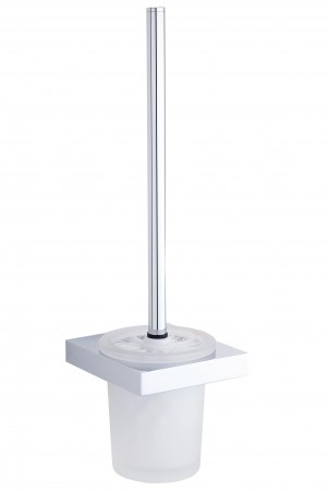 Kartners 232610-81 BERLIN Toilet Brush Set (WM FG) Brushed Nickel