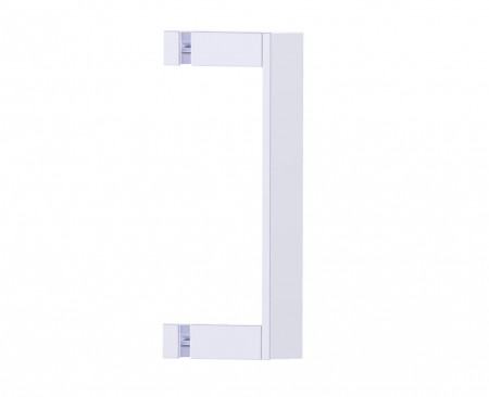 Kartners 2327508-81 BERLIN 8" Single Shower Door Handle Brushed Nickel
