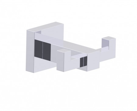 Kartners 248132-81 LONDON Robe Hook Double Brushed Nickel