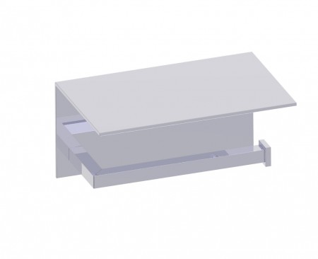 Kartners 248159-33 LONDON Tissue Holder w/ Shelf Titanium 