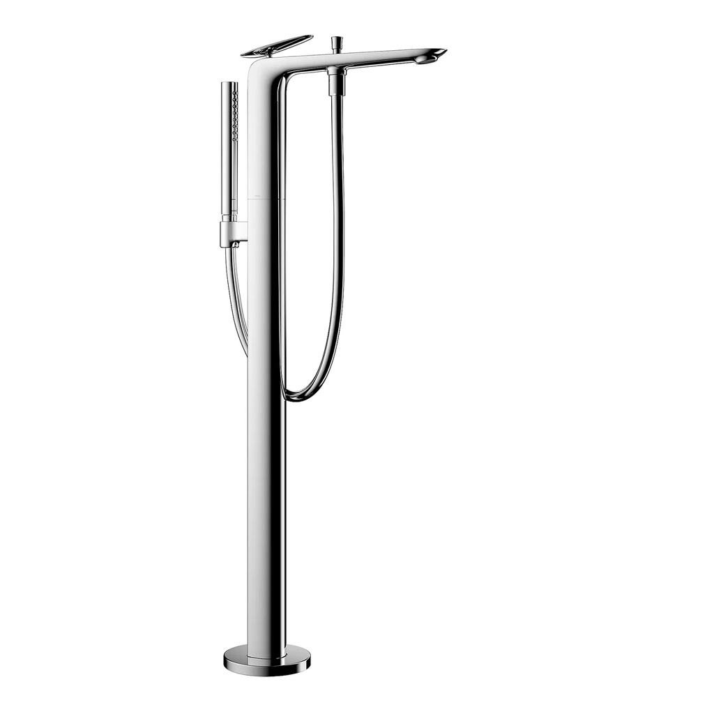 TOTO TBP03301U#XBC ZA Freestanding Tub Filler Polished Nickel and Brushed Nickel
