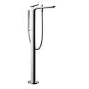 TOTO TBP03301U#XBC ZA Freestanding Tub Filler Polished Nickel and Brushed Nickel