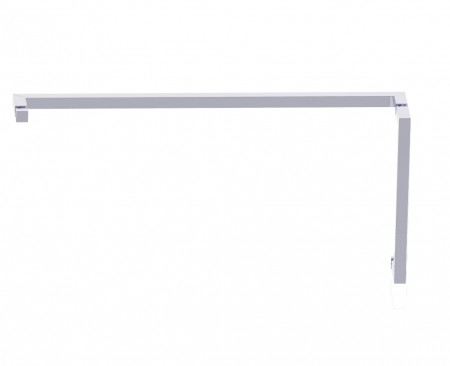 Kartners 24870824-33 LONDON 8"x24" Offset Shower Door Handle Titanium 
