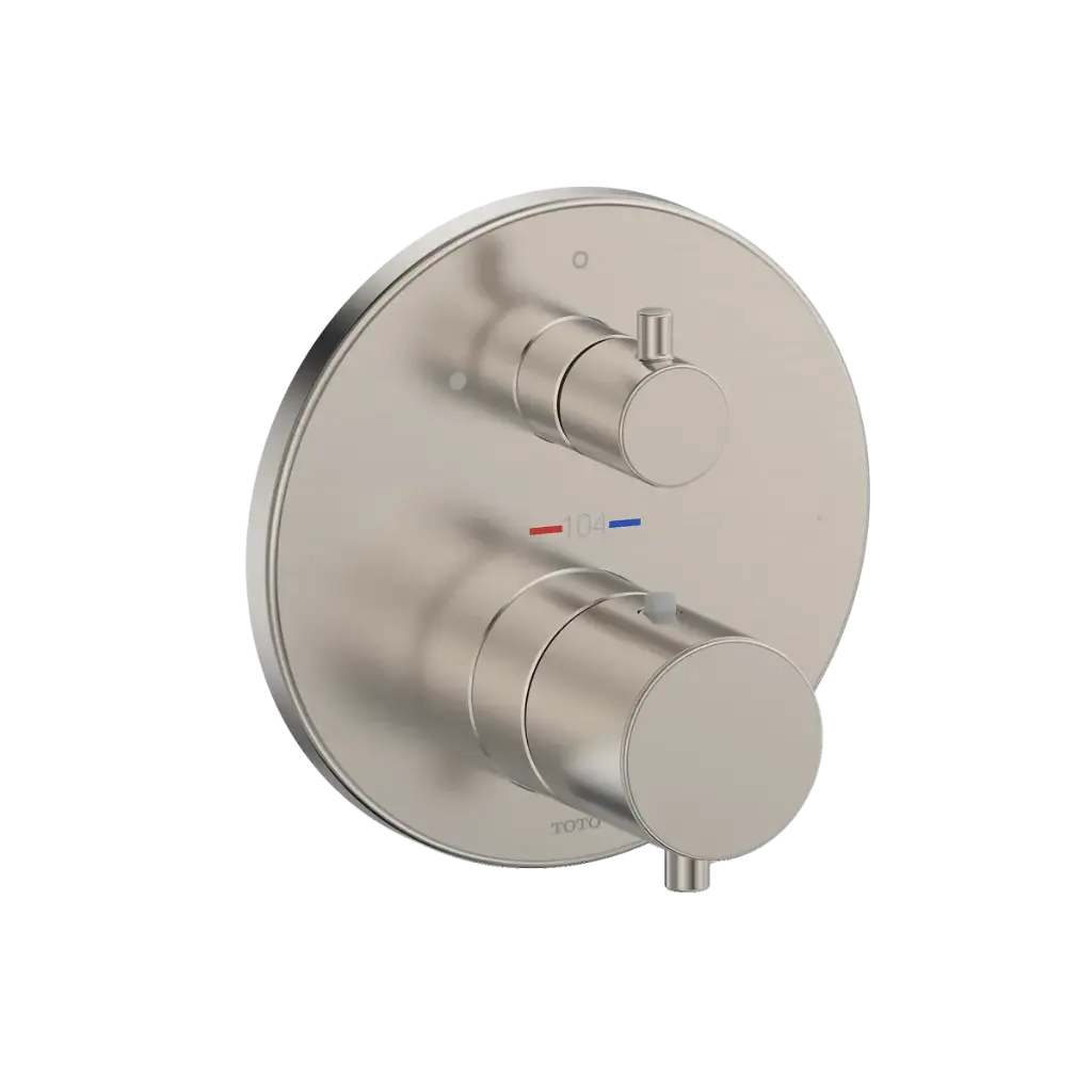 TOTO TBV01407U#BN Thermostatic Mixing Valve with Volume Control Trim Brushed Nickel
