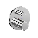 TOTO TBV01407U#CP Thermostatic Mixing Valve with Volume Control Trim Polished Chrome