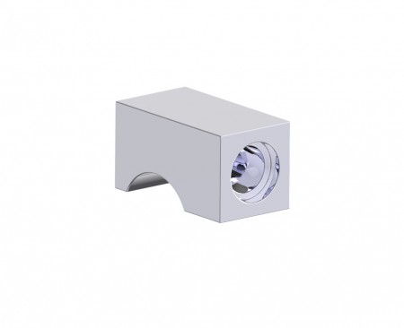 Kartners 2487503-81 LONDON Shower Door Handle single knob Brushed Nickel