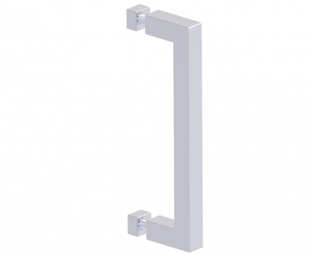 Kartners 2487508-33 LONDON 8" Shower Door Handle Titanium 