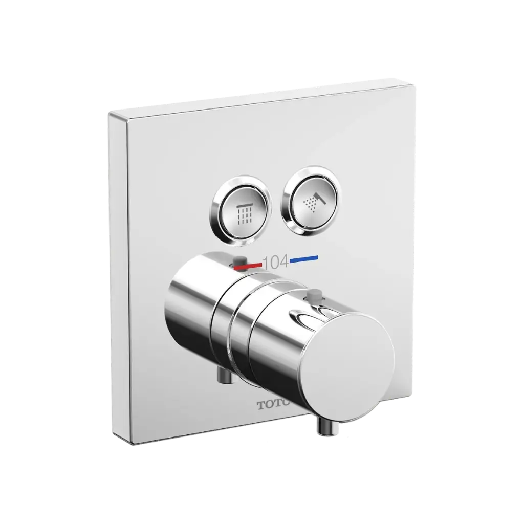 TOTO TBV02406U#CP Thermostatic Mixing Valve Two Function Trim Polished Chrome