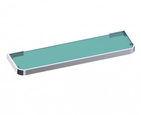 Kartners 255671-33 COLOGNE Glass Shelf Titanium 