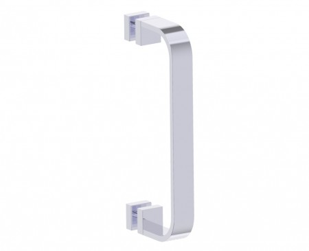 Kartners 2557508-33 COLOGNE 8" Single Shower Door Handle Titanium 