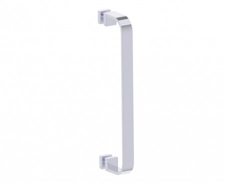 Kartners 2557512-33 COLOGNE 12" Single Shower Door Handle Titanium 