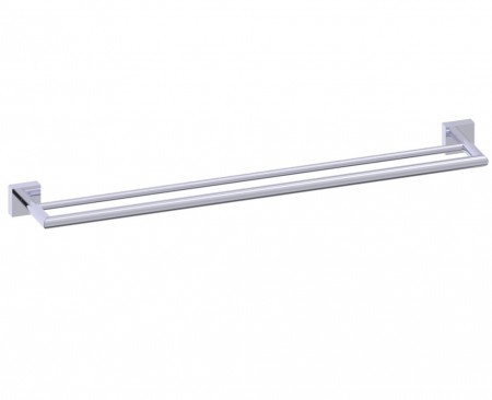 Kartners 262242-81 MADRID Towel Bar Double 24"- Brushed Nickel