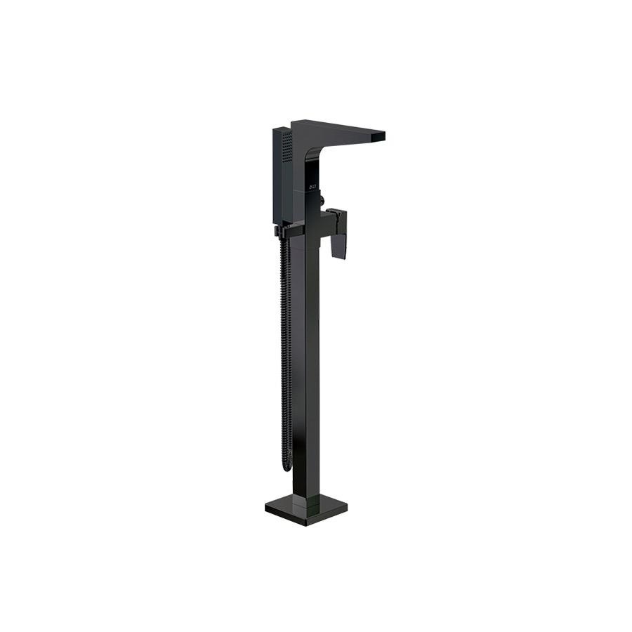 ALT 20787 Riga Floormount Tub Filler Handshower Electro Black