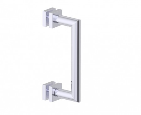 Kartners 2627508-81 MADRID 8" Shower Door Handle Brushed Nickel