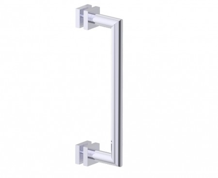 Kartners 2627512-33 MADRID 12" Shower Door Handle Titanium 