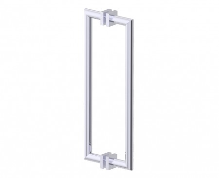 Kartners 2627818-33 MADRID 18" Double Shower Door Handle Titanium 