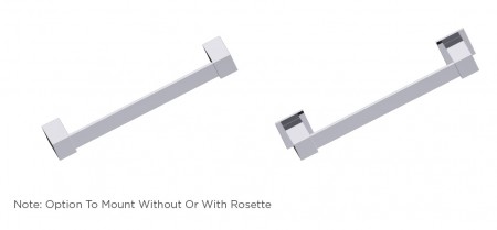 Kartners 277109-81 LISBON Towel Bar 9" Brushed Nickel