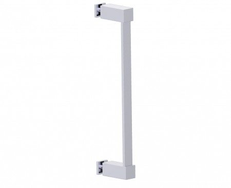 Kartners 2777512-33 LISBON 12" Single Shower Door Handle Titanium 