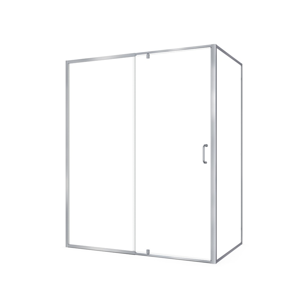 Neptune 220338-900-084-000 Belaya 60 x 36 x 72 Pivot Shower Door Corner Installation Chrome