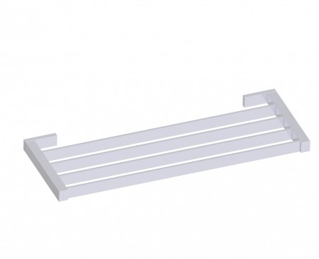 Kartners 288440-81 MUNICH Towel Shelf 24"- Brushed Nickel