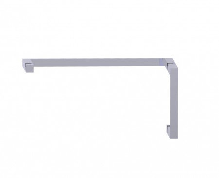 Kartners 28870818-33 Munich 8"x18" Offset Shower Door Handles Titanium 