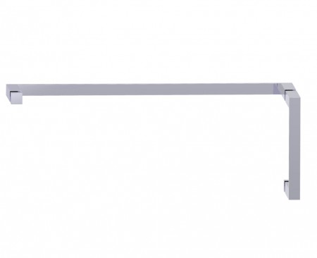 Kartners 28870824-33 Munich 8"x24" Offset Shower Door Handles Titanium 