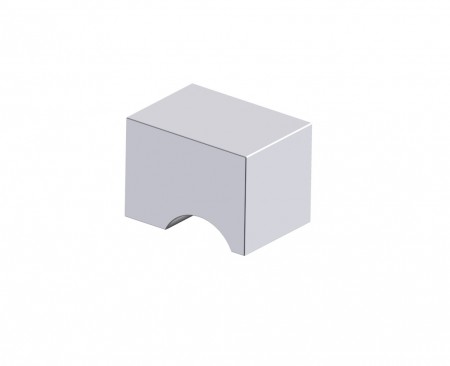 Kartners 2887503-81 MUNICH -Shower Door Handle Knob- Brushed Nickel